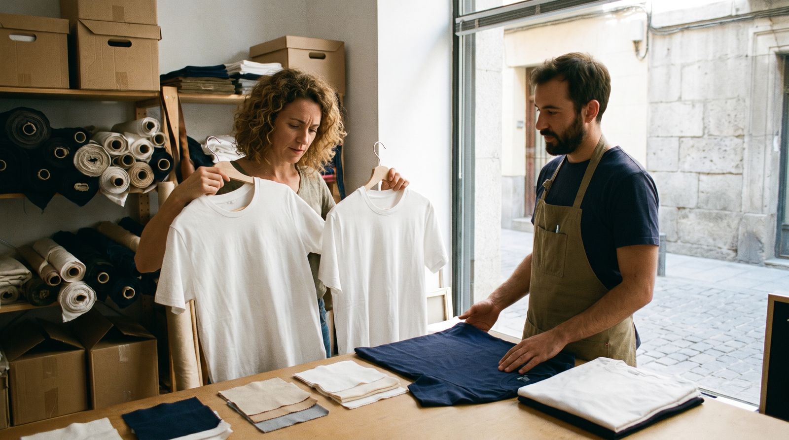 Qué gramaje elegir para una camiseta personalizada