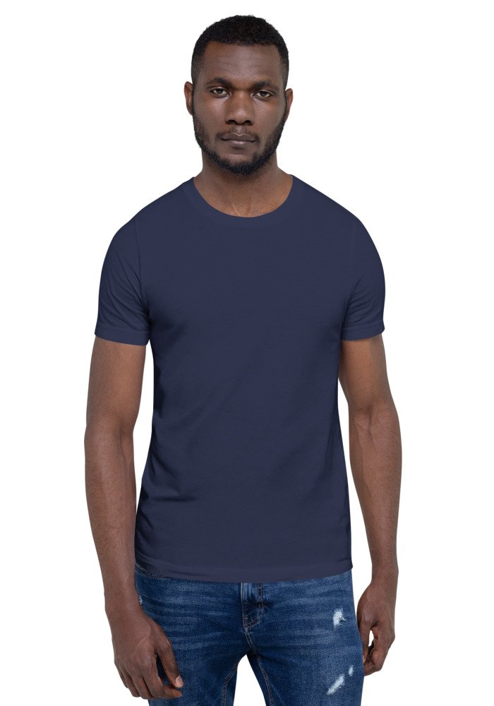 Vista previa de la camiseta base Bella+Canvas 3001 (sin personalizar)