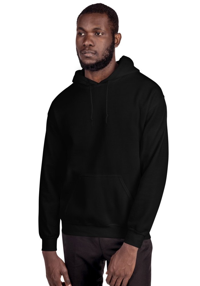 Sudadera con capucha personalizada (prenda o soporte en blanco, sin diseño)