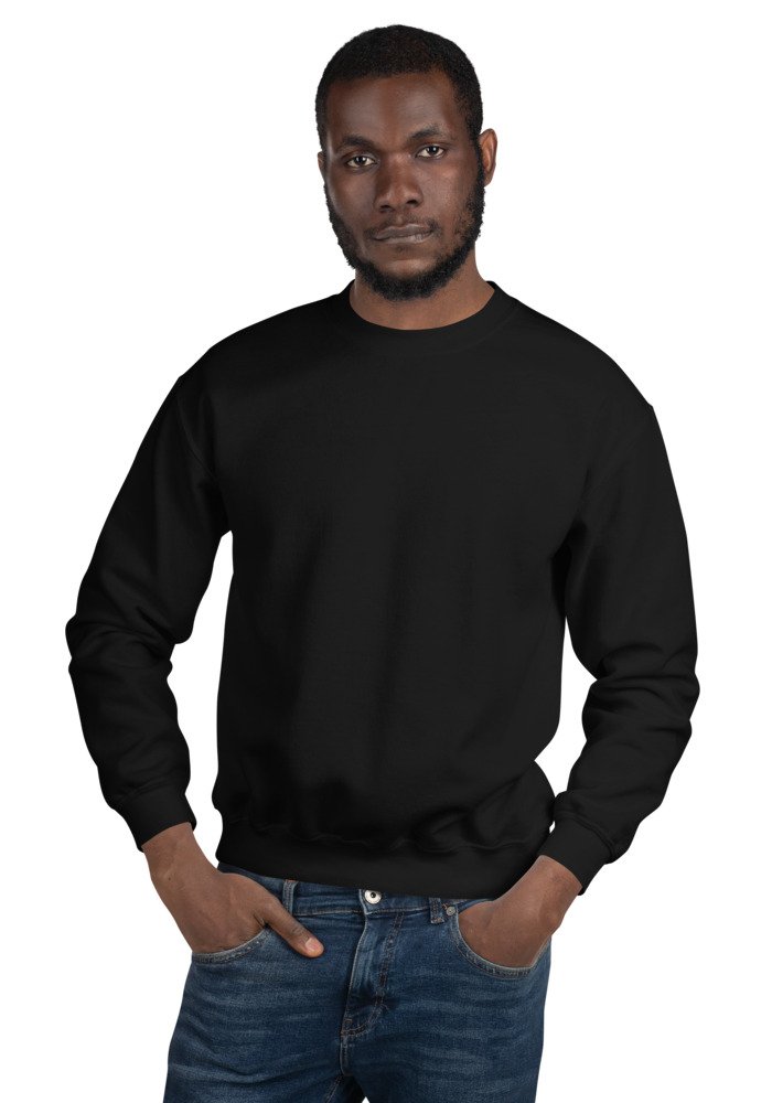 Sudadera sin capucha personalizada (prenda o soporte en blanco, sin diseño)