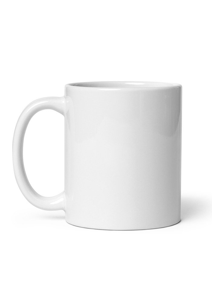 Taza personalizada de cerámica blanca 11 oz (325 ml) (prenda o soporte en blanco, sin diseño)