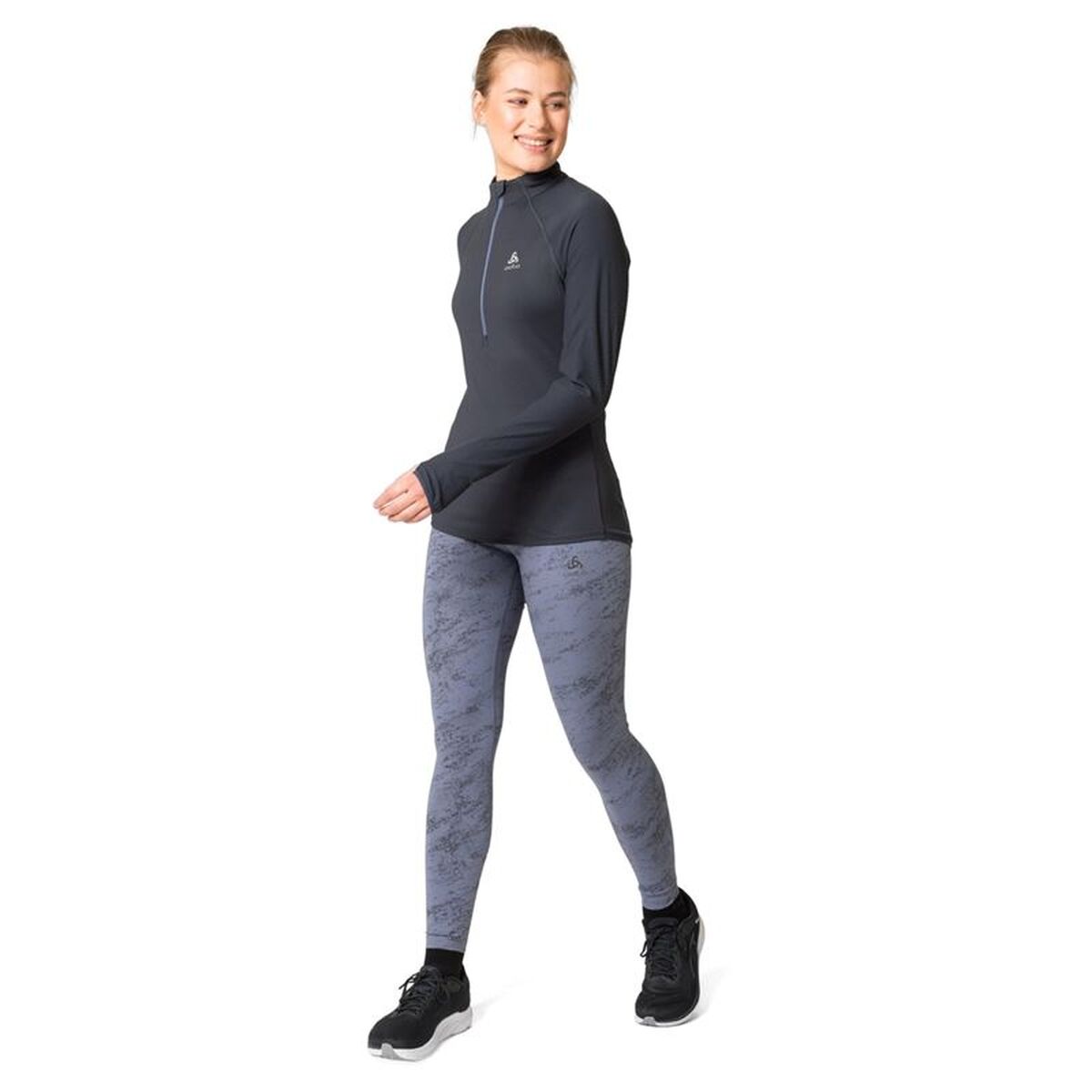 Camiseta de Manga Corta Unisex Odlo Zeroweight Azul - 3