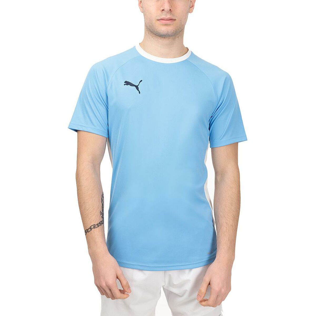 Camiseta Deportiva de Manga Corta TEAMLIGA Puma 931832 02 Azul Pádel - Vista 5
