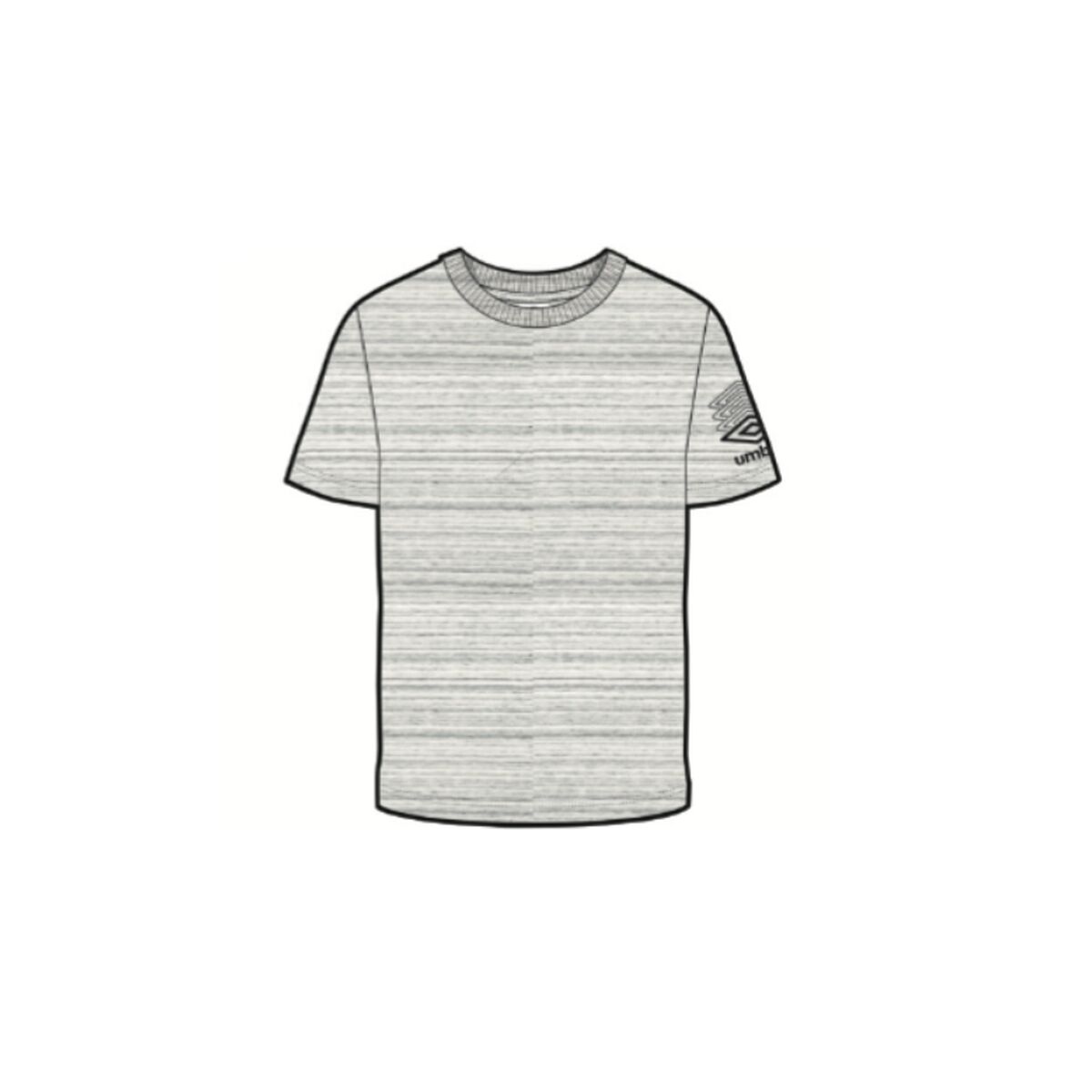 Camiseta Deportiva de Manga Corta Umbro TERRACE 66207U 263  Gris - Vista 4