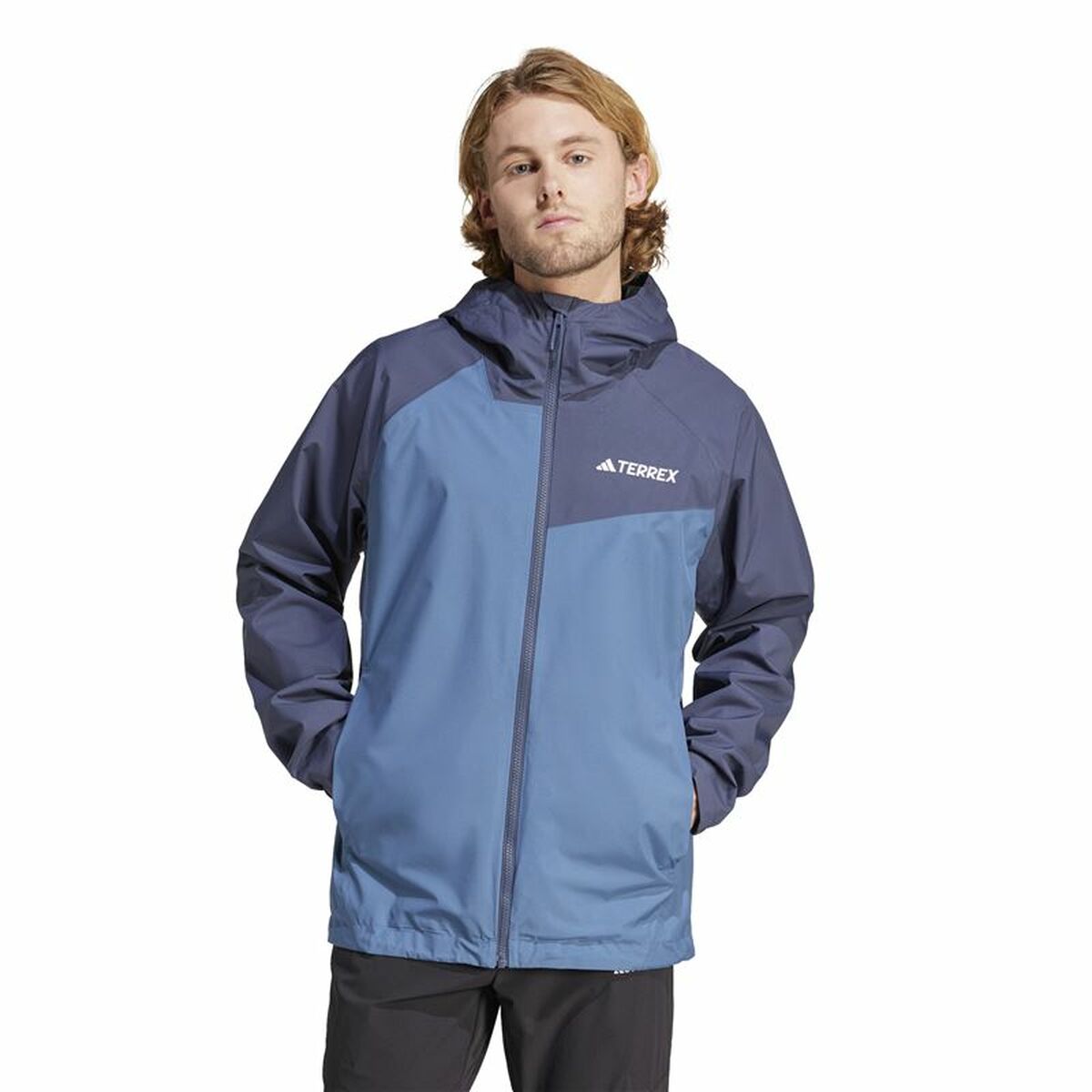 Chaqueta Deportiva para Hombre Adidas Multi 2L Rain Azul - 2