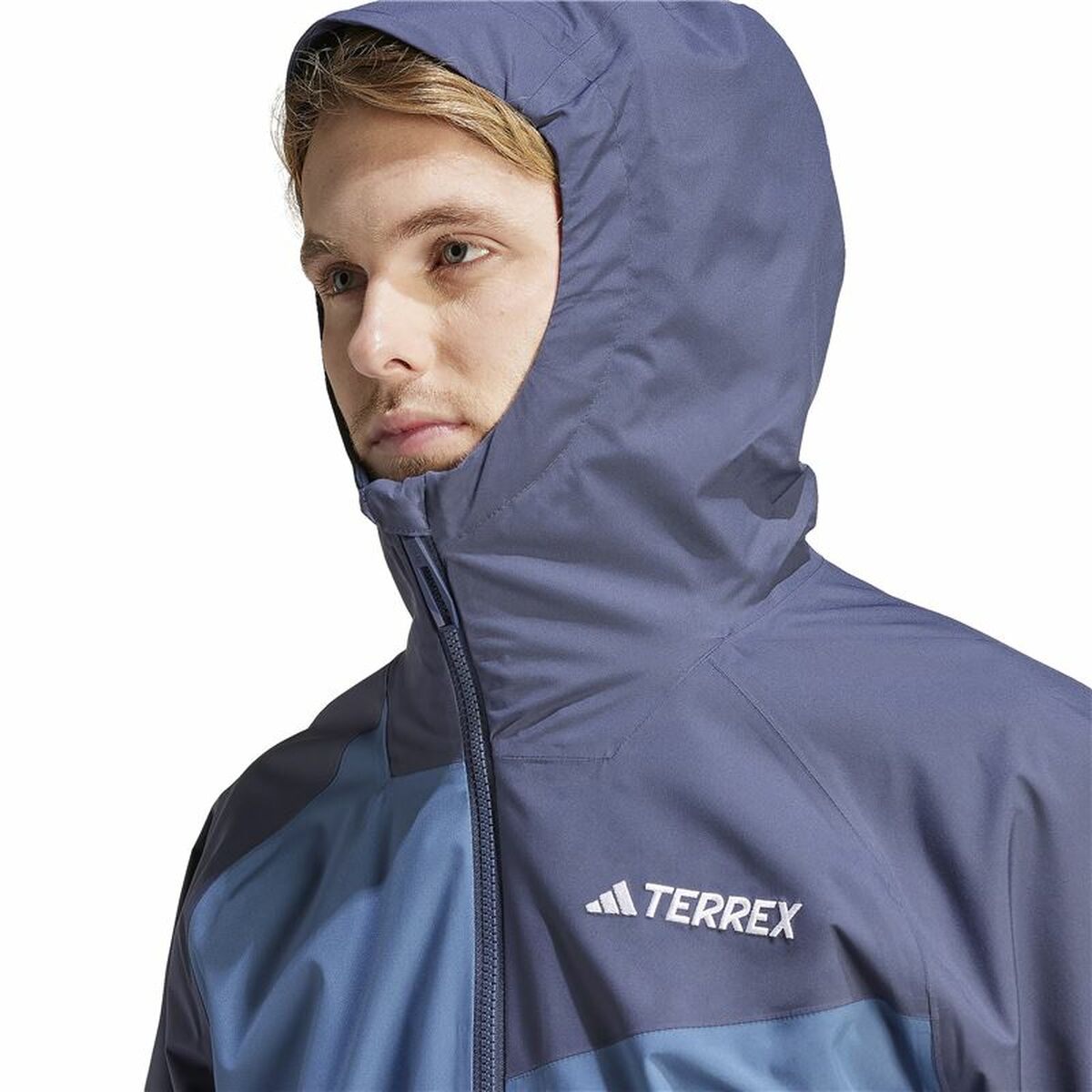 Chaqueta Deportiva para Hombre Adidas Multi 2L Rain Azul - 4