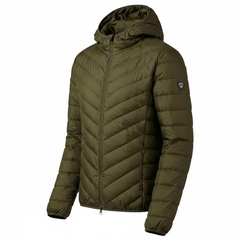 Chaqueta Deportiva para Hombre DOWN  Armani Jeans 8NPB09 PNEIZ Verde Nylon - 4