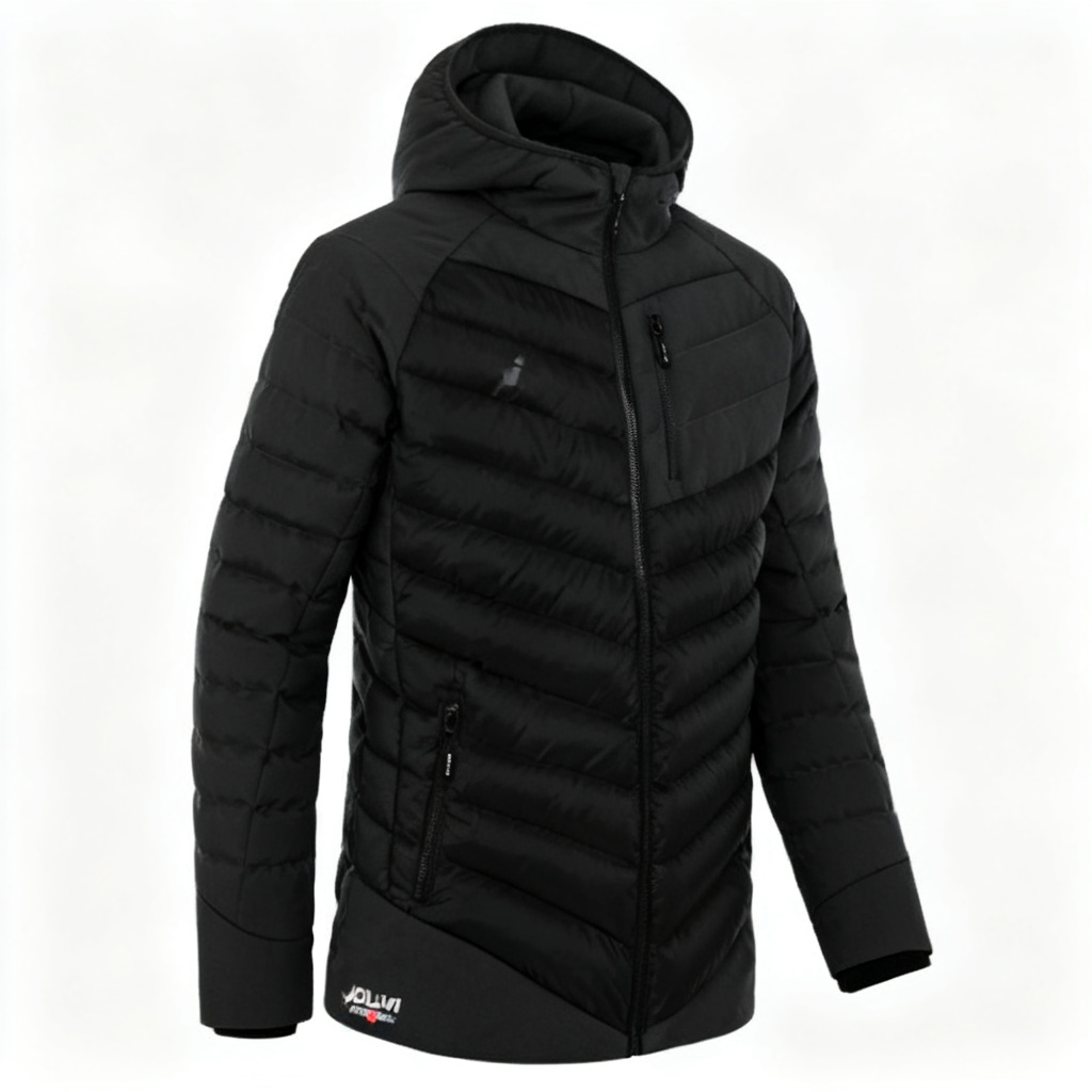 Chaqueta Deportiva para Hombre Joluvi Heat Riva Negro - 4