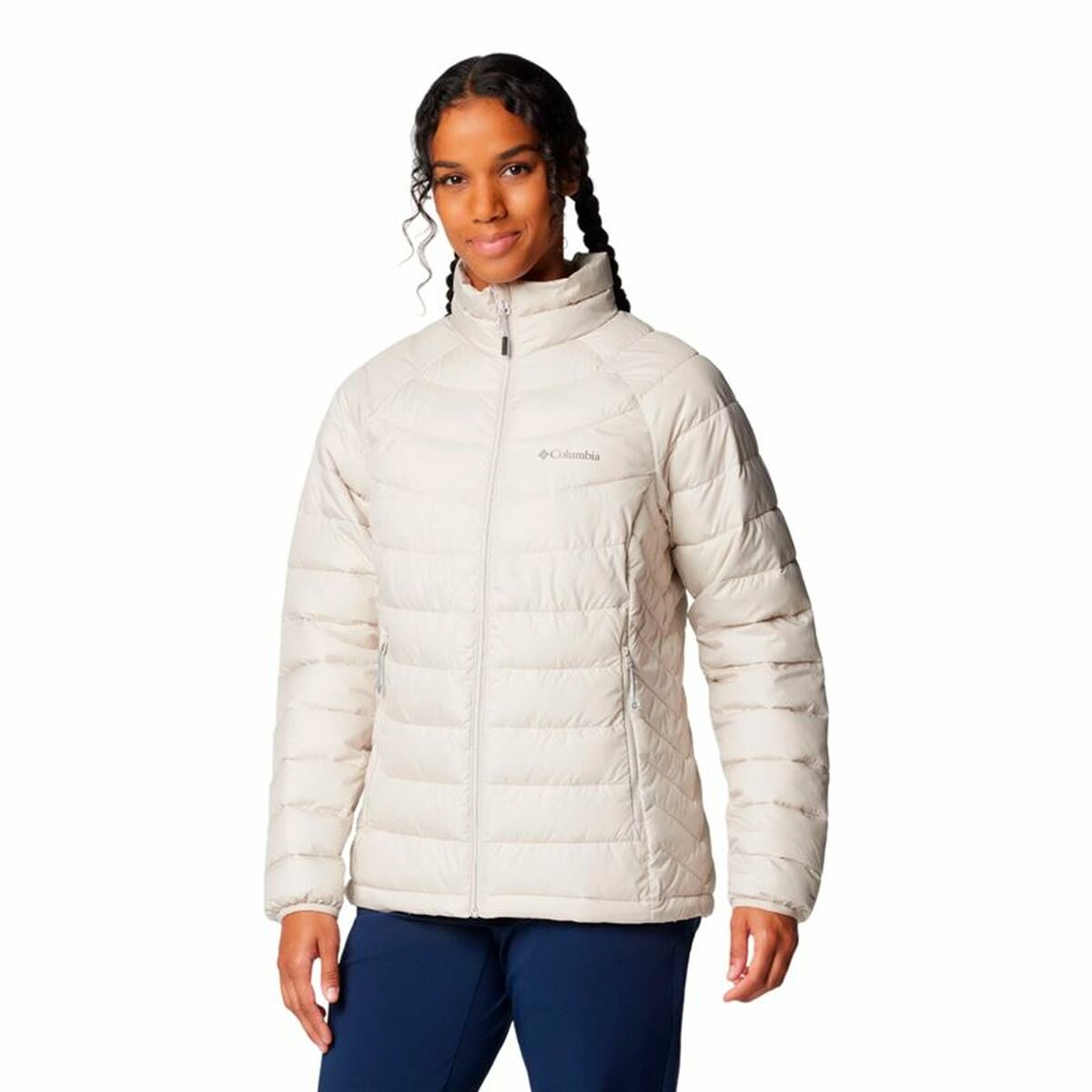 Chaqueta Deportiva para Mujer Columbia Powder Lite™ II Full Zip Blanco