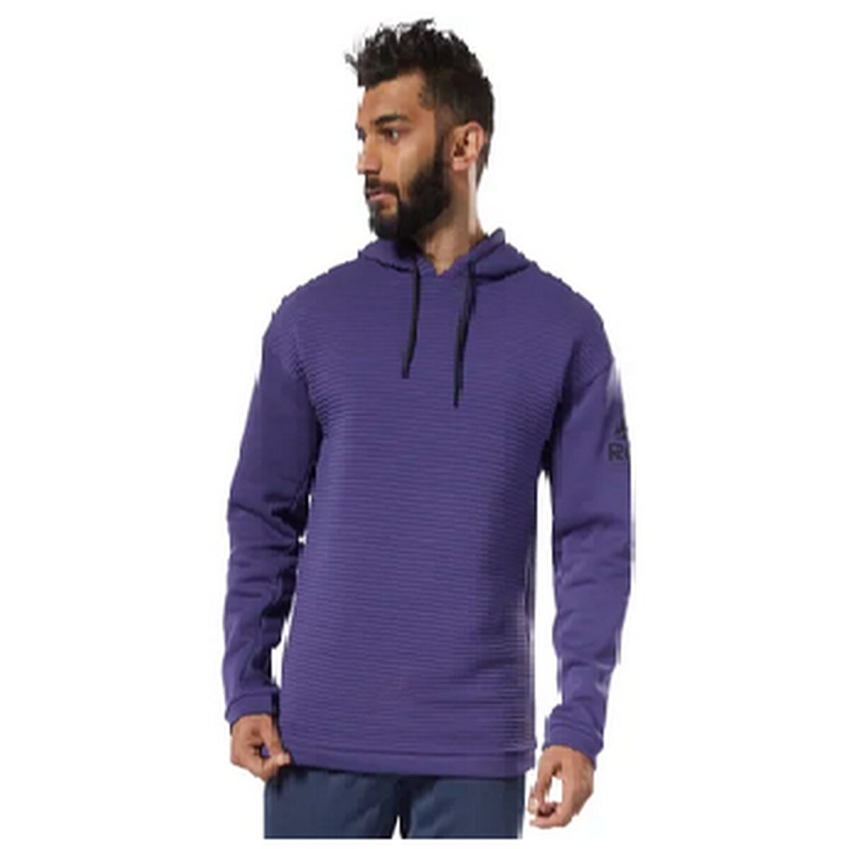 Sudadera con Capucha Hombre FLEECE OTH HOOD Reebok DY7802 Morado - Vista 1