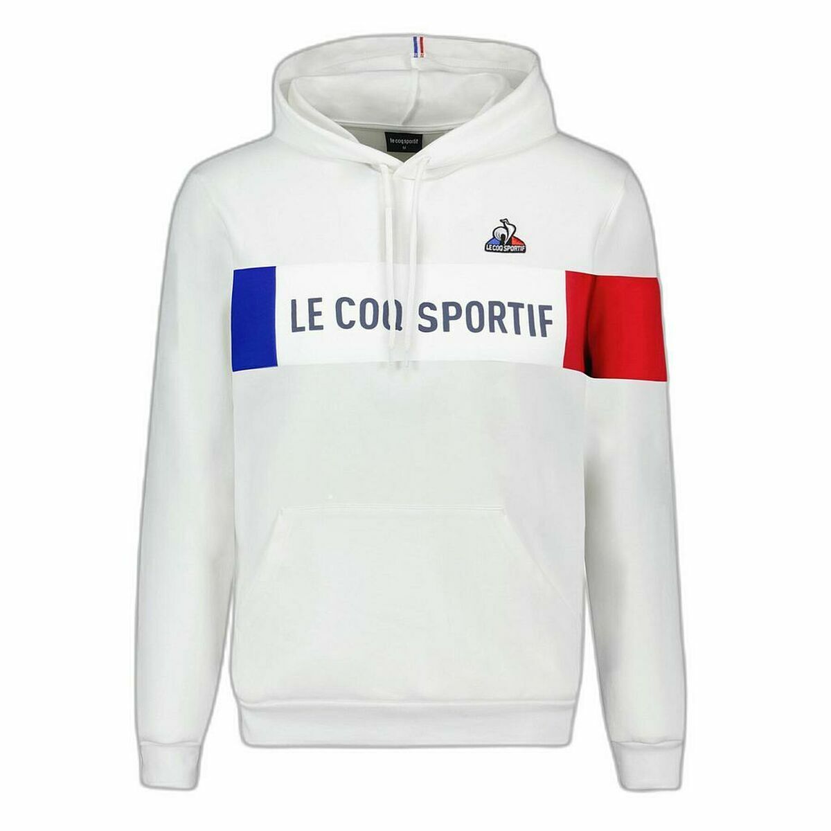 Sudadera con Capucha Hombre Le coq sportif TRI HOODY NEW OPTICAL 2310015  Blanco - Vista 4