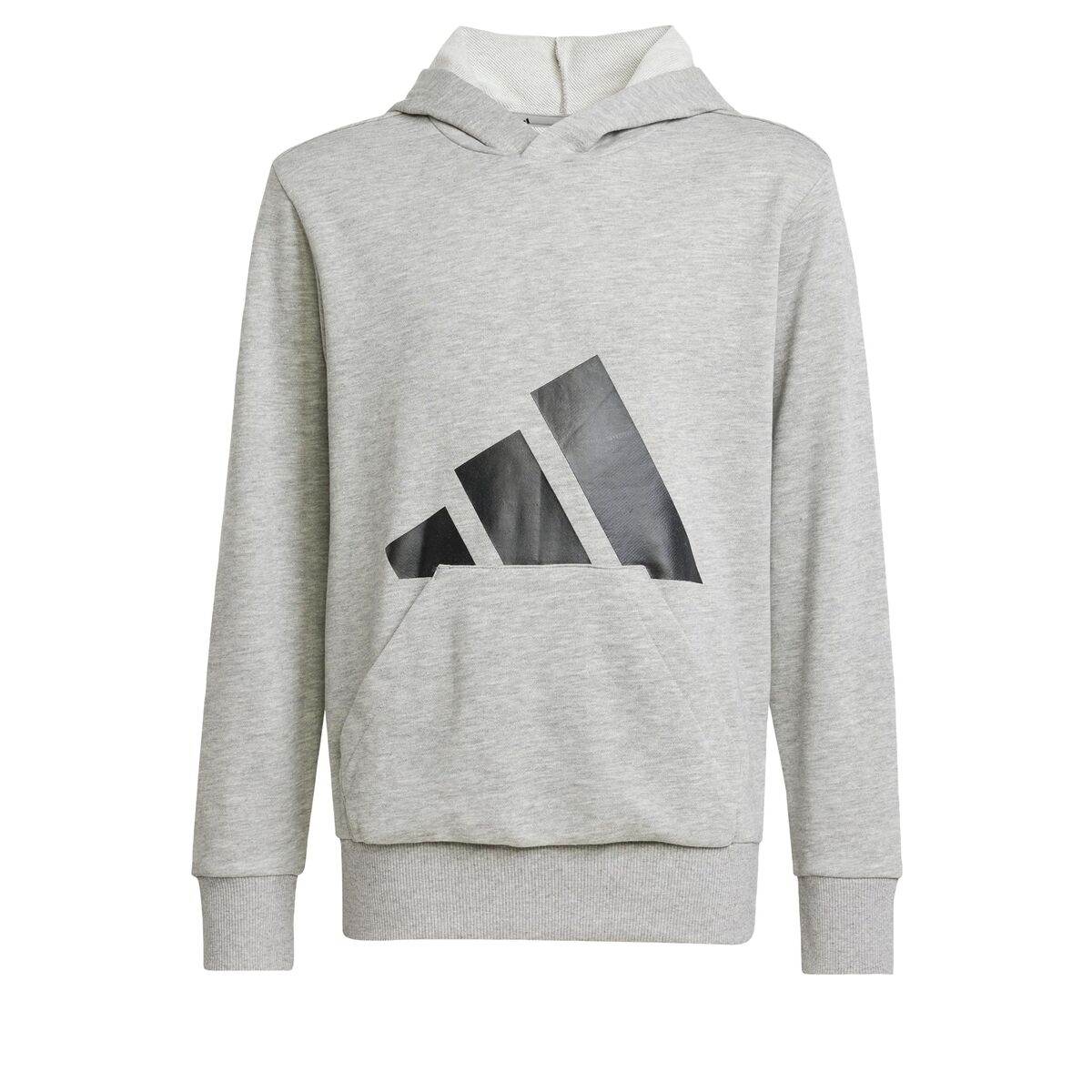 Sudadera con capucha de niña Adidas Big Logo French Terry gris claro - imagen principal