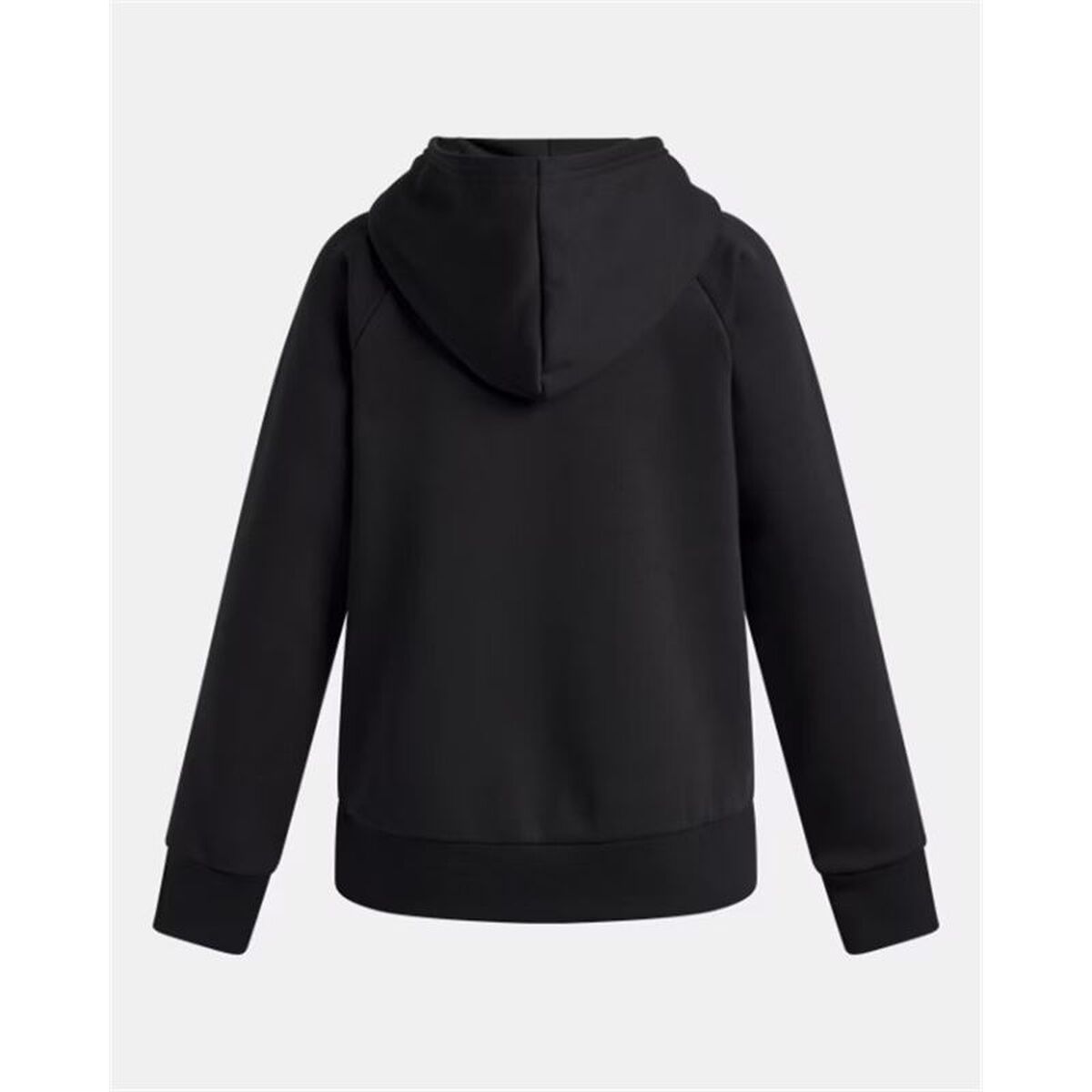 Sudadera capucha niña Under Armour Rival Fleece Shimmer negra, vista 7