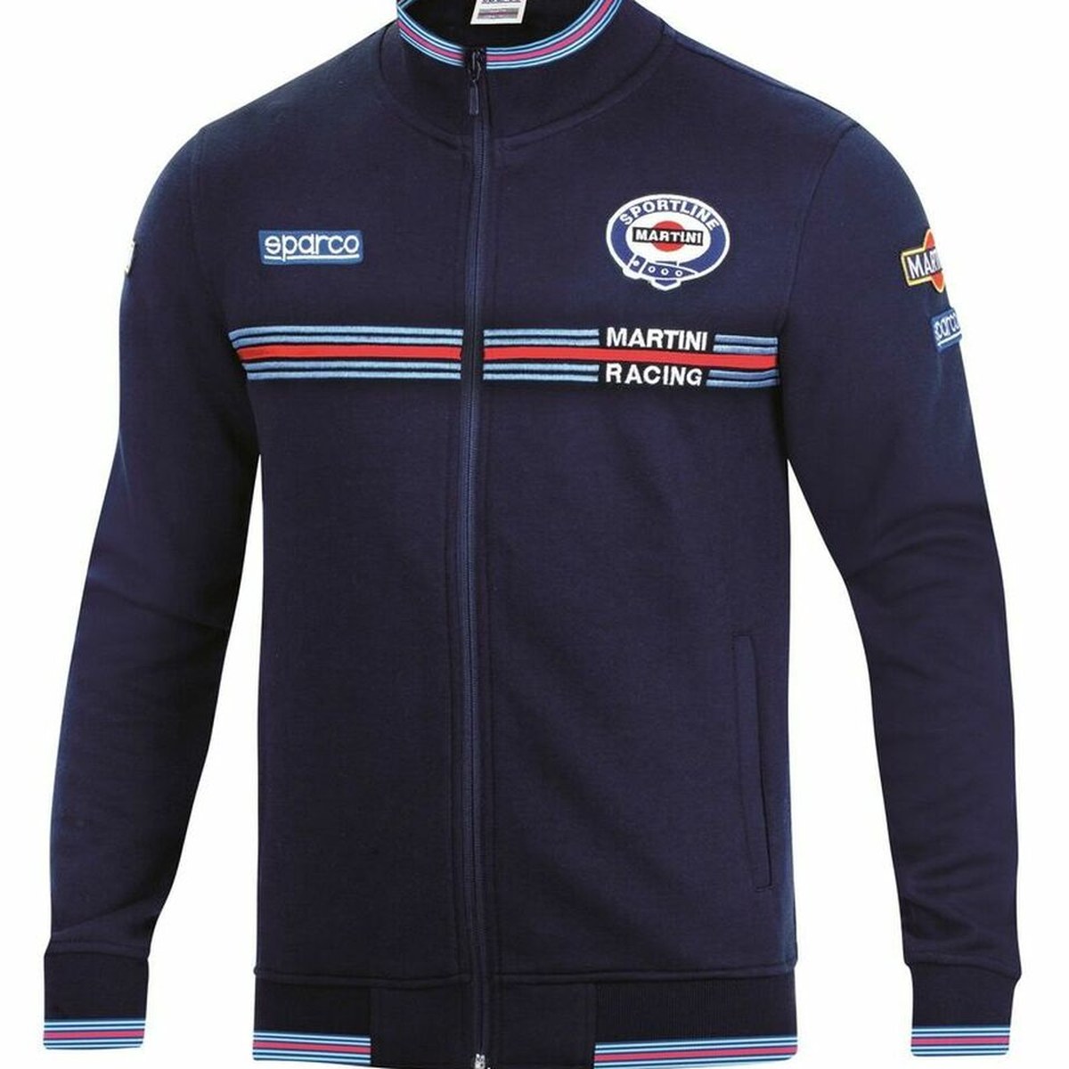 Sudadera con Capucha Sparco S01278MRBM5XXL Azul XXL - 4