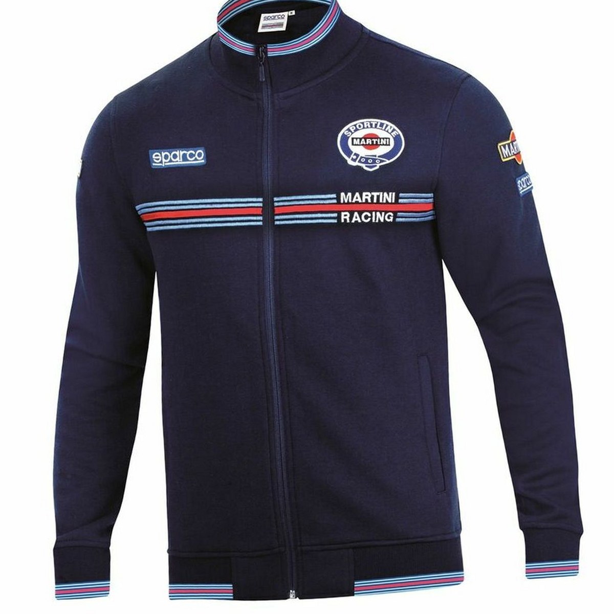 Sudadera con Capucha Sparco S01278MRBM5XXL Azul XXL - 5