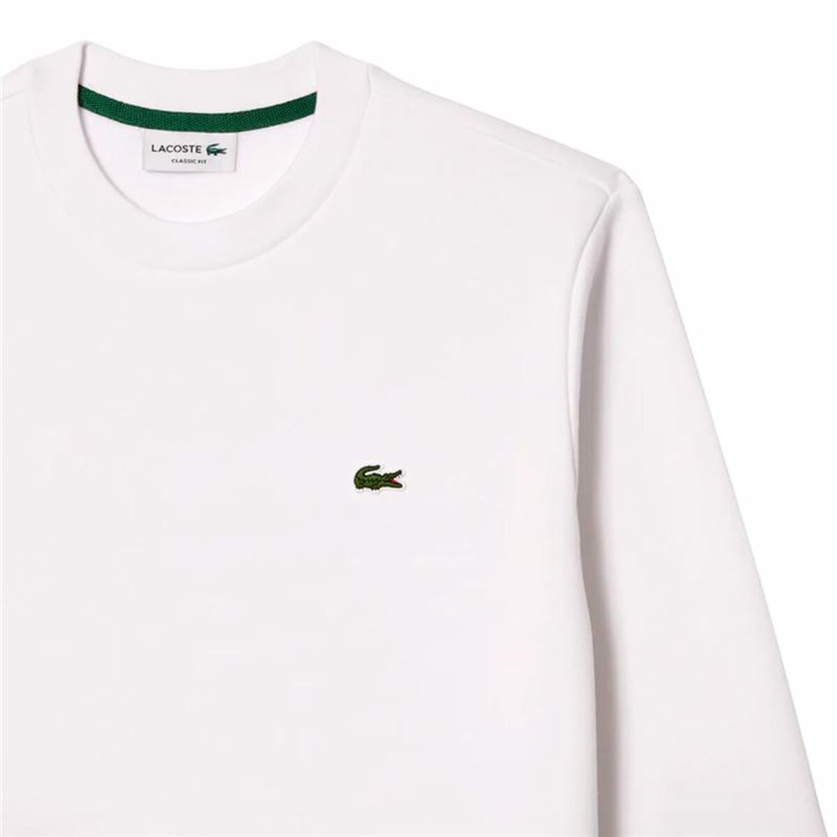 Sudadera sin Capucha Hombre Lacoste Core Performance Blanco - 2