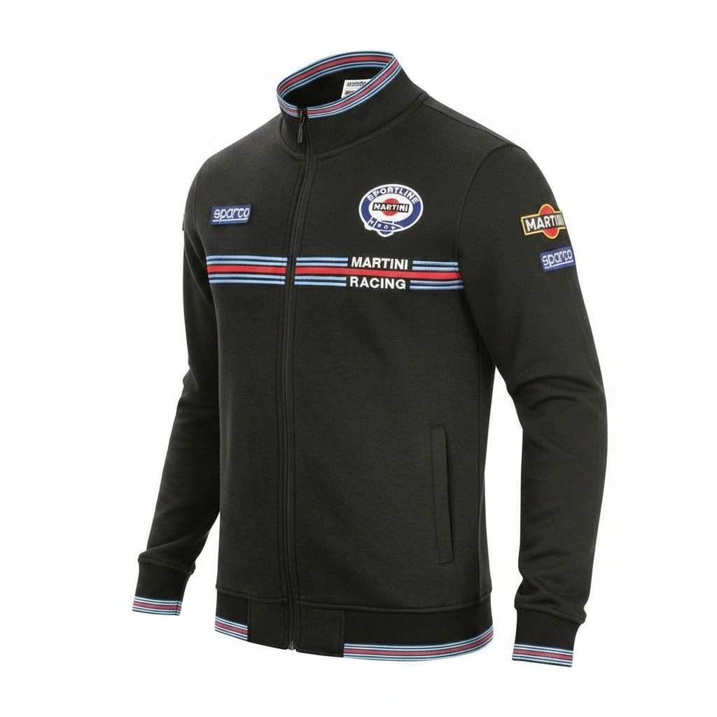 Sudadera sin Capucha Hombre Sparco MARTINI-R Negro 2XL - 3