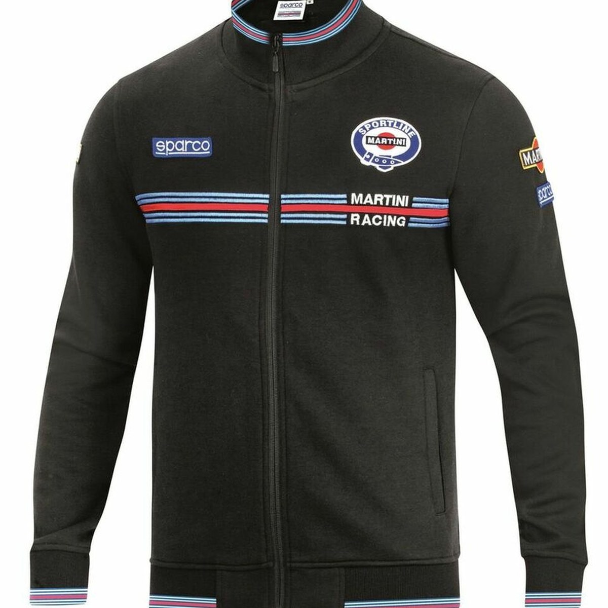 Sudadera sin Capucha Hombre Sparco MARTINI-R Negro 2XL - 4
