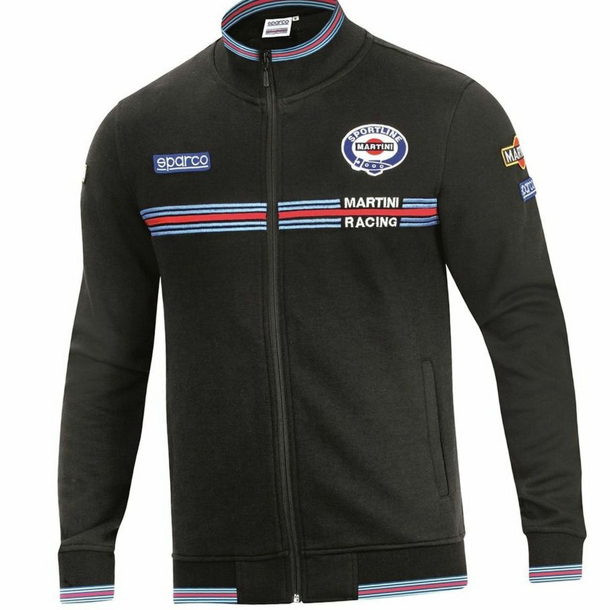 Sudadera sin Capucha Hombre Sparco MARTINI-R Negro 2XL - 5